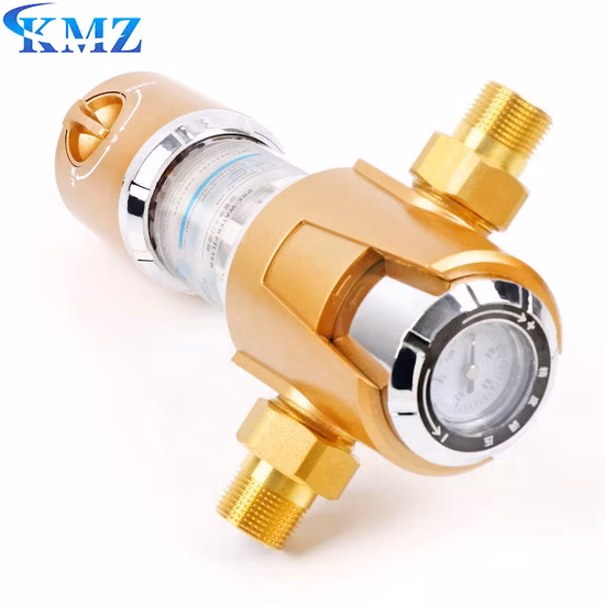 Großhandelspreis Messingmaterial 10 bis 200 Mikron Schwermetallentfernung für den Außenbereich, Wasservorfiltergehäuse für das ganze Haus mit Kartusche