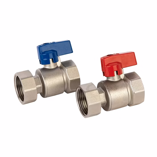 Fußbodenheizungs-Winkelgelenk-Kugelhahn/Verteilerzubehör