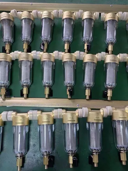Manueller Rückspül-Wasserfilter-Vorfilter aus Edelstahl 316 von höchster Qualität