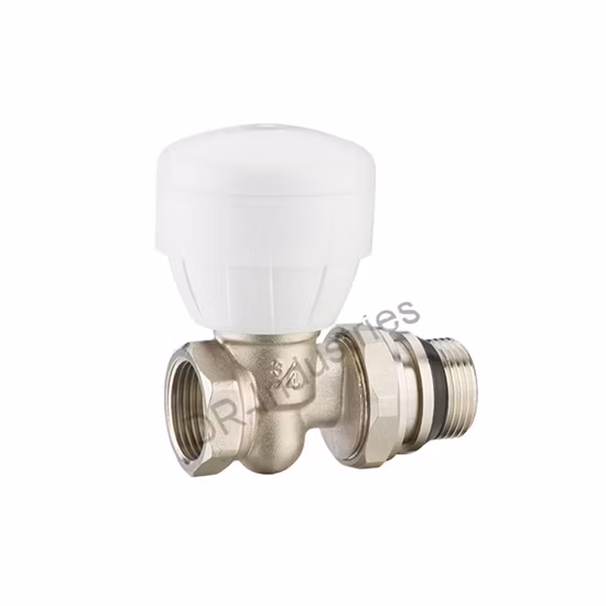 China-Hersteller Winkel-Typ-Messing-Thermostat-Heizkörperventil