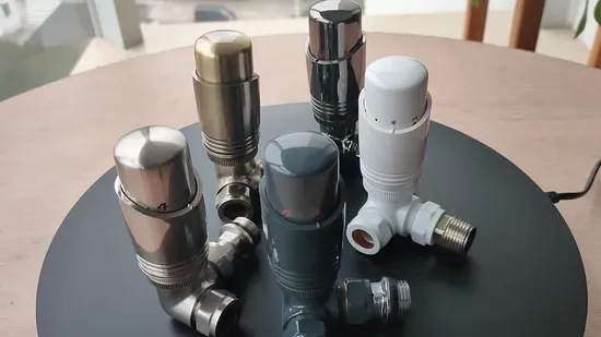 Weißer Trv-Kopf-Thermostat-Heizkörperventilkopf